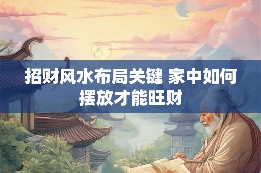 招财风水布局关键 家中如何摆放才能旺财