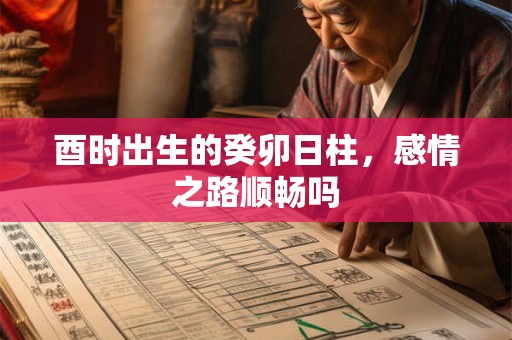 酉时出生的癸卯日柱，感情之路顺畅吗