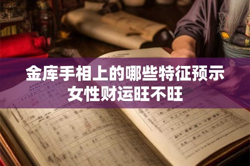 金库手相上的哪些特征预示女性财运旺不旺
