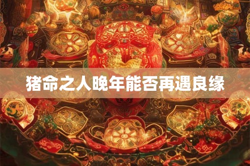 猪命之人晚年能否再遇良缘