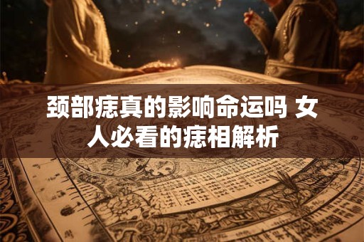 颈部痣真的影响命运吗 女人必看的痣相解析