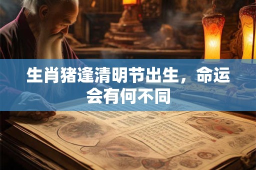 生肖猪逢清明节出生，命运会有何不同