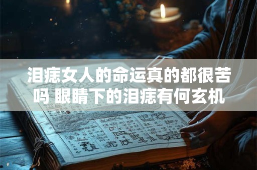 泪痣女人的命运真的都很苦吗 眼睛下的泪痣有何玄机