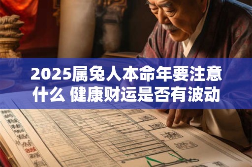 2025属兔人本命年要注意什么 健康财运是否有波动