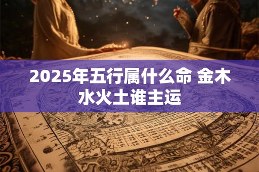 2025年五行属什么命 金木水火土谁主运