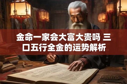 金命一家会大富大贵吗 三口五行全金的运势解析