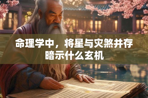 命理学中，将星与灾煞并存暗示什么玄机