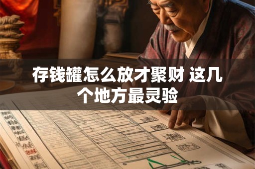 存钱罐怎么放才聚财 这几个地方最灵验