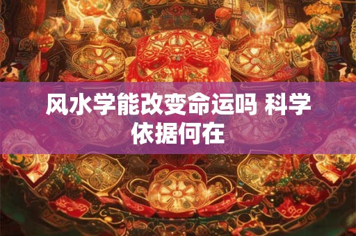 风水学能改变命运吗 科学依据何在