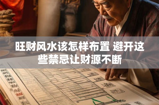旺财风水该怎样布置 避开这些禁忌让财源不断