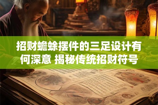 招财蟾蜍摆件的三足设计有何深意 揭秘传统招财符号