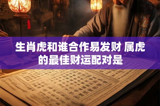 生肖虎和谁合作易发财 属虎的最佳财运配对是