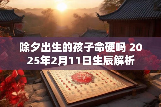 除夕出生的孩子命硬吗 2025年2月11日生辰解析