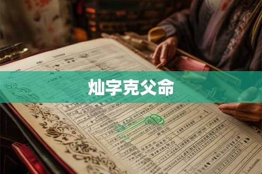 灿字克父命