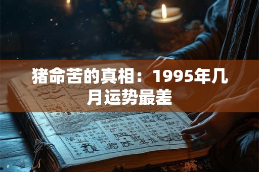 猪命苦的真相：1995年几月运势最差