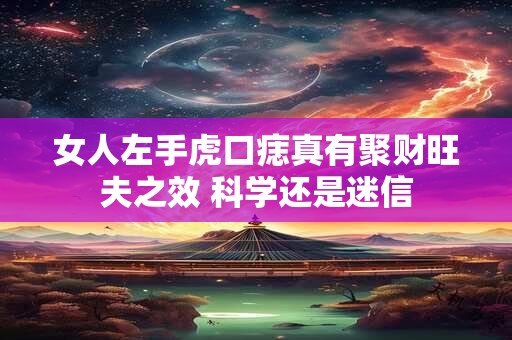 女人左手虎口痣真有聚财旺夫之效 科学还是迷信