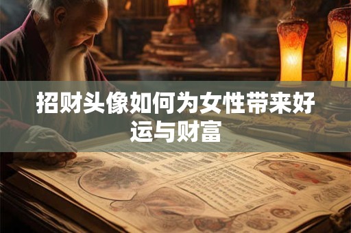 招财头像如何为女性带来好运与财富