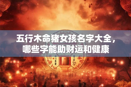 详细阅读:五行木命猪女孩名字大全,哪些字能助财运和健康 五行木命猪女孩名字大全,哪些字能助财运和健康