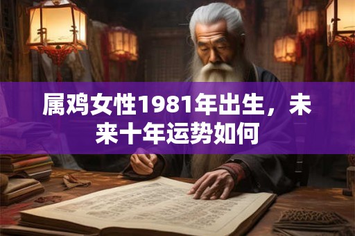 属鸡女性1981年出生，未来十年运势如何