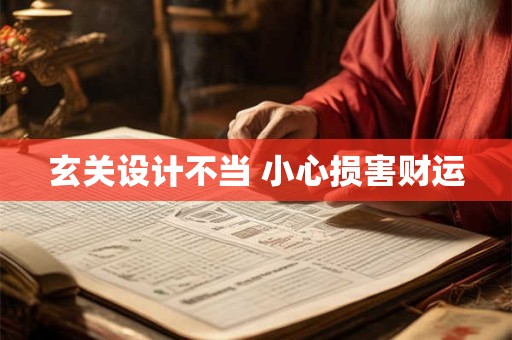 玄关设计不当 小心损害财运