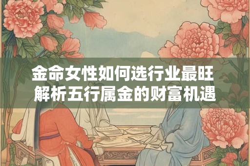 金命女性如何选行业最旺 解析五行属金的财富机遇