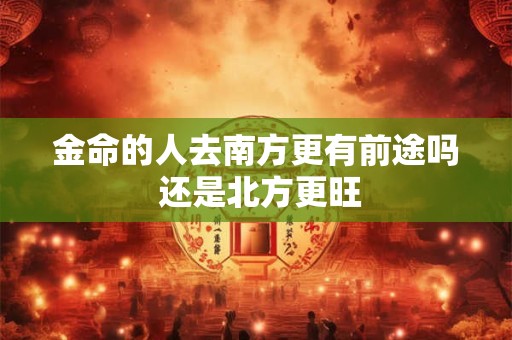 金命的人去南方更有前途吗 还是北方更旺
