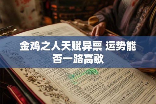 金鸡之人天赋异禀 运势能否一路高歌