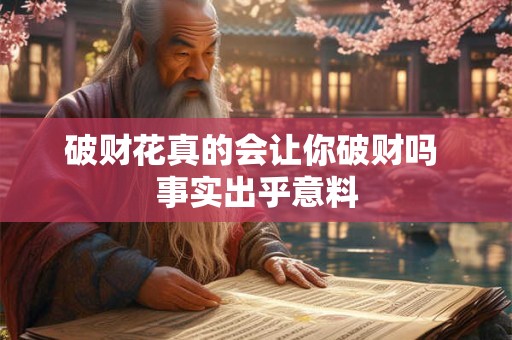 破财花真的会让你破财吗 事实出乎意料