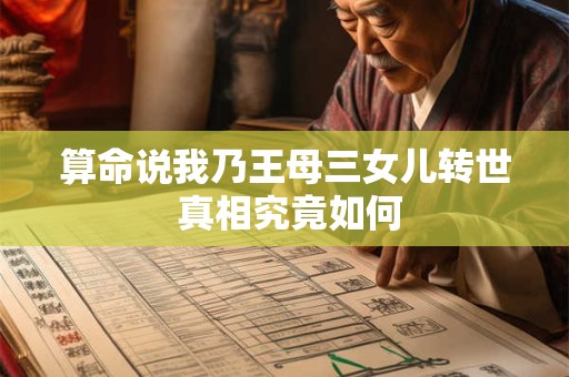 算命说我乃王母三女儿转世 真相究竟如何