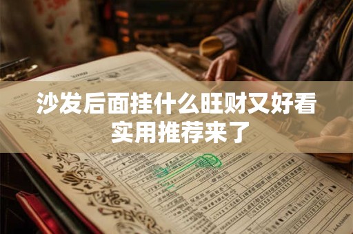 沙发后面挂什么旺财又好看 实用推荐来了
