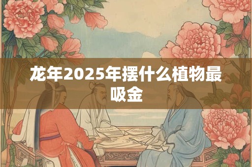 详细阅读:龙年2025年摆什么植物最吸金 龙年2025年摆什么植物最吸金