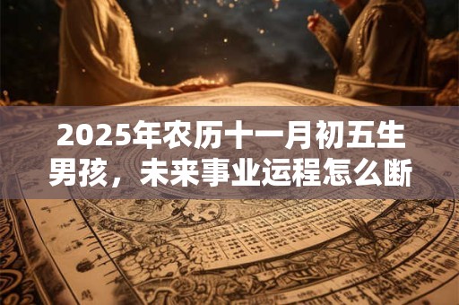 2025年农历十一月初五生男孩，未来事业运程怎么断
