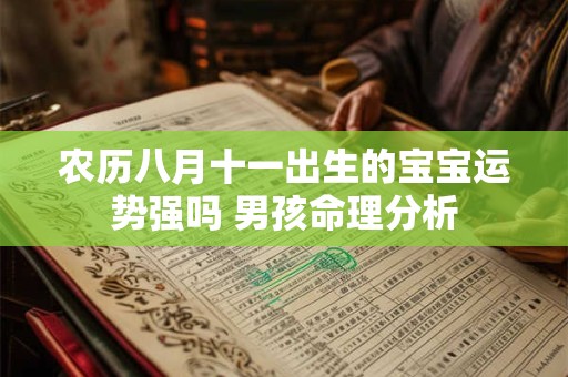 农历八月十一出生的宝宝运势强吗 男孩命理分析