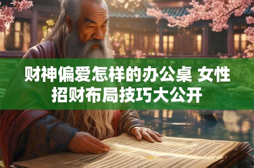财神偏爱怎样的办公桌 女性招财布局技巧大公开