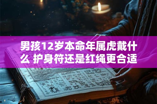 男孩12岁本命年属虎戴什么 护身符还是红绳更合适