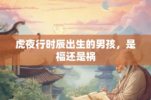 虎夜行时辰出生的男孩，是福还是祸