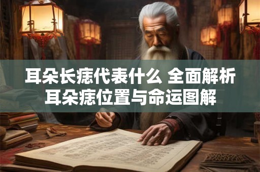 耳朵长痣代表什么 全面解析耳朵痣位置与命运图解