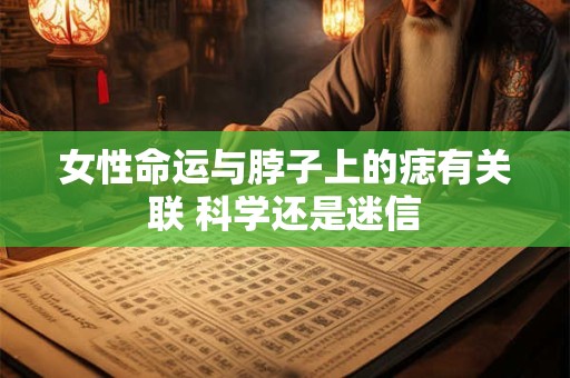 女性命运与脖子上的痣有关联 科学还是迷信