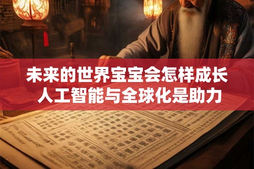 未来的世界宝宝会怎样成长 人工智能与全球化是助力还是阻力