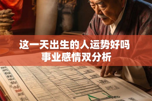 详细阅读:这一天出生的人运势好吗 事业感情双分析 这一天出生的人运势好吗 事业感情双分析