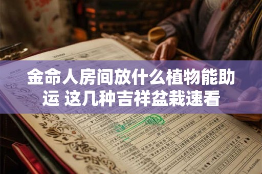 金命人房间放什么植物能助运 这几种吉祥盆栽速看