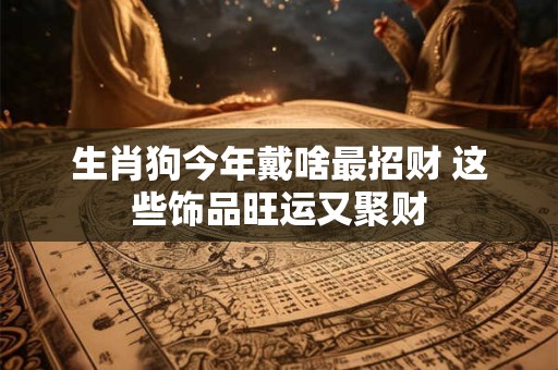 生肖狗今年戴啥最招财 这些饰品旺运又聚财 生肖狗今年戴啥最招财 这些饰品旺运又聚财