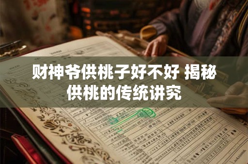 财神爷供桃子好不好 揭秘供桃的传统讲究