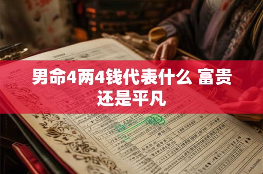 男命4两4钱代表什么 富贵还是平凡