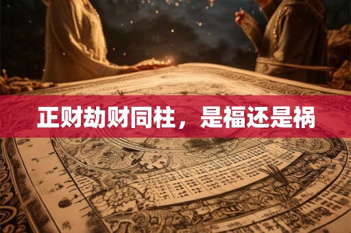正财劫财同柱，是福还是祸