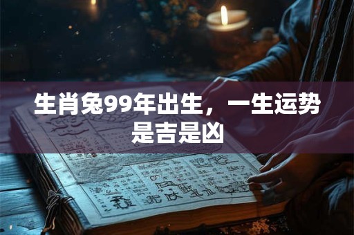 生肖兔99年出生，一生运势是吉是凶