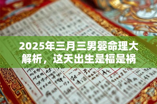 2025年三月三男婴命理大解析，这天出生是福是祸