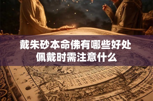 戴朱砂本命佛有哪些好处 佩戴时需注意什么