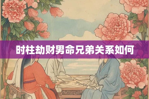 时柱劫财男命兄弟关系如何
