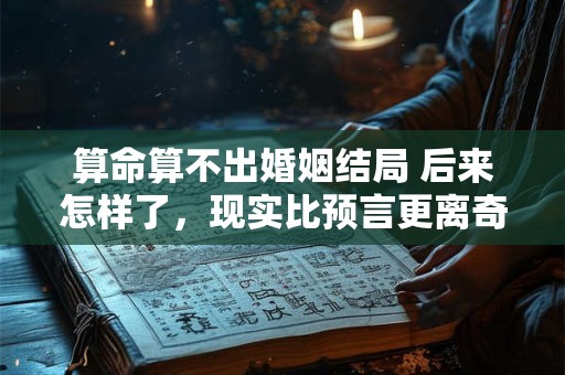 算命算不出婚姻结局 后来怎样了，现实比预言更离奇